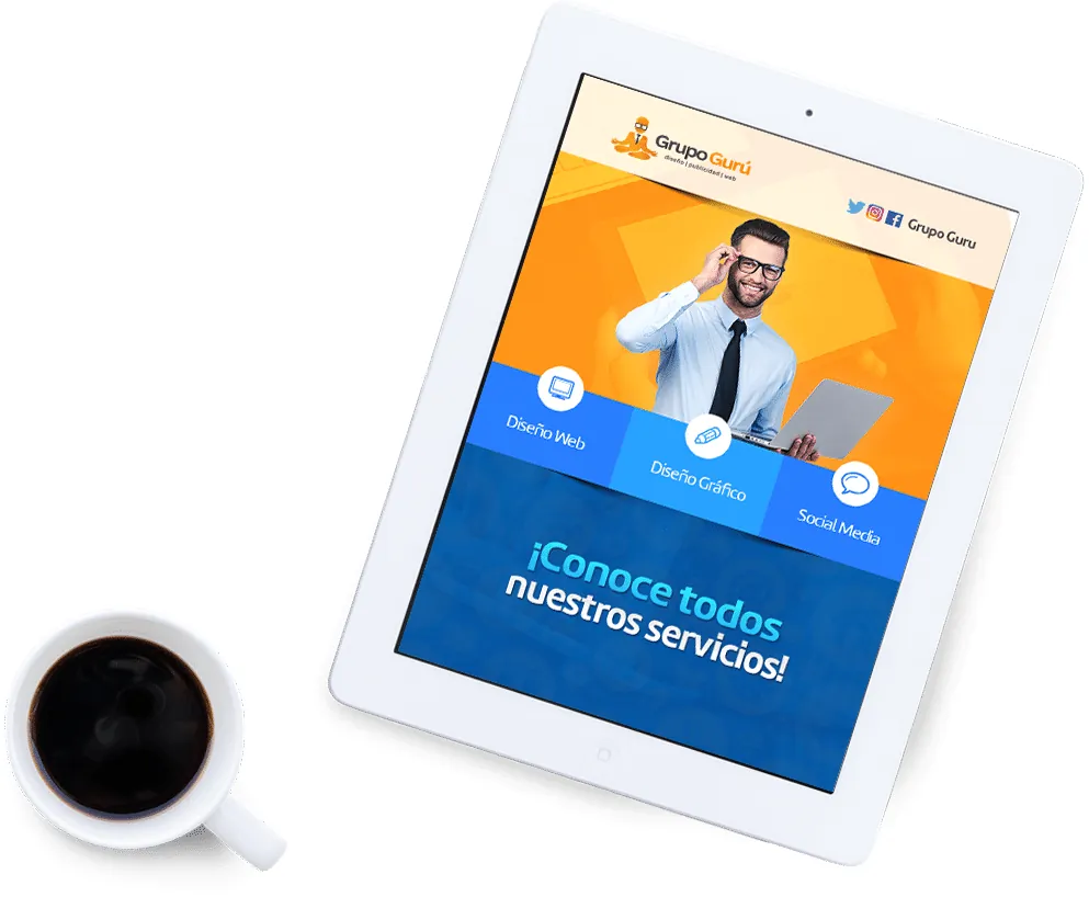 Diseño de páginas web — trabajo de Grupo Gurú